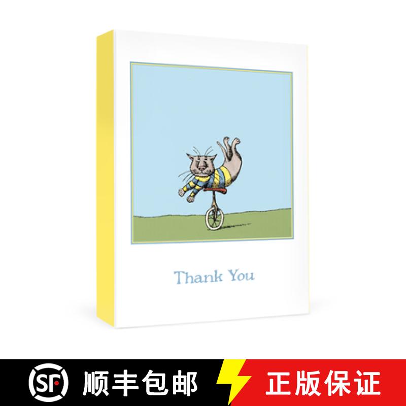 【3-4周达】Edward Gorey: Unicycle Cat Boxed Thank You Notes [9781087503462]
