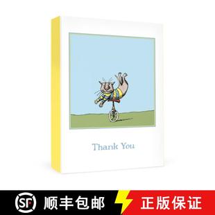 【3-4周达】Edward Gorey: Unicycle Cat Boxed Thank You Notes [9781087503462]