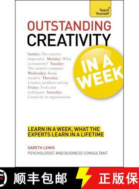 【3-4周达】Outstanding Creativity in a Week: Teach Yourself [9781444159820]