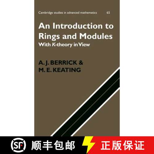【3-4周达】精装 Introduction to Rings and Modules: With K-Theory in View - An Introduction to Rings a... [9780521632744]