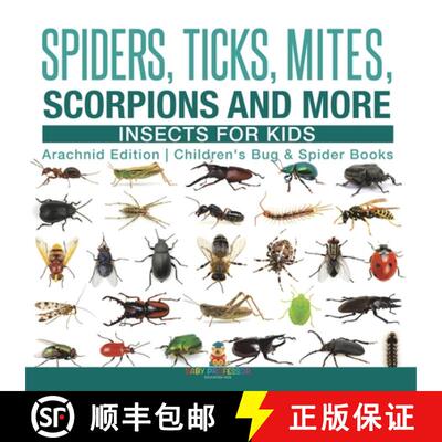 【3-4周达】Spiders, Ticks, Mites, Scorpions and More | Insects for Kids - Arachnid Edition | Children... [9798869436832]