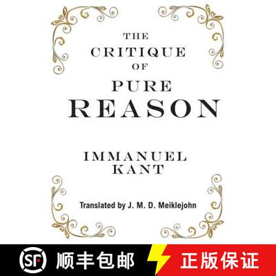 【3-4周达】The Critique of Pure Reason [9781950330188]