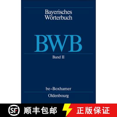【3-4周达】精装 Bayerisches Worterbuch (Bwb), 2, Be - Boxhamer [9783486707038]