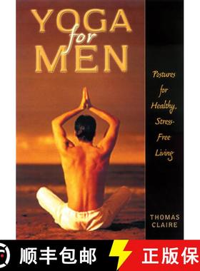 【3-4周达】Yoga for Men: Postures for Healthy, Stress-Free Living [9781564146656]