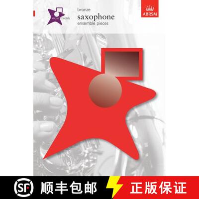 【3-4周达】Music Medals Bronze Saxophone Ensemble Pieces [9781860966088]