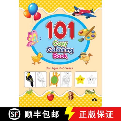 【3-4周达】101 Copy Colouring Book [9789355207265]
