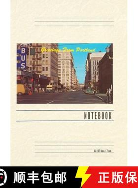 预订 Vintage Lined Notebook Greetings from Portland [9798385443079]