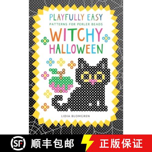 【3-4周达】Playfully Easy Patterns for perler beads - WITCHY HALLOWEEN [9789199111483]