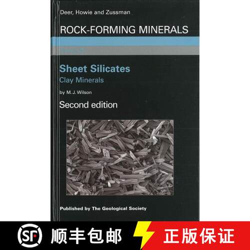 预订 精装 Rock-Forming Minerals, Volume 3C: Sheet Silicates (Edition: 2) [9781862393592]