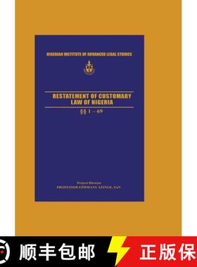 【3-4周达】Restatement of Customary Law of Nigeria [9789788407911]