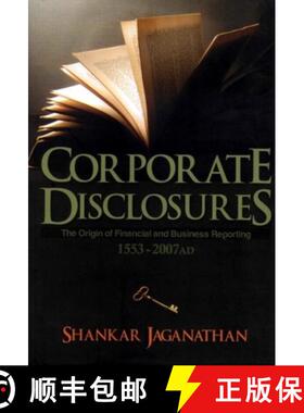 【3-4周达】Corporate Disclosures 1553 to 2007 ad: The Origin of Financial and Business Reporting [9780415544269]