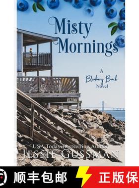 【3-4周达】Misty Mornings Large Print Edition: Blueberry Beach Sweet Romance Book 5 [9781953066961]