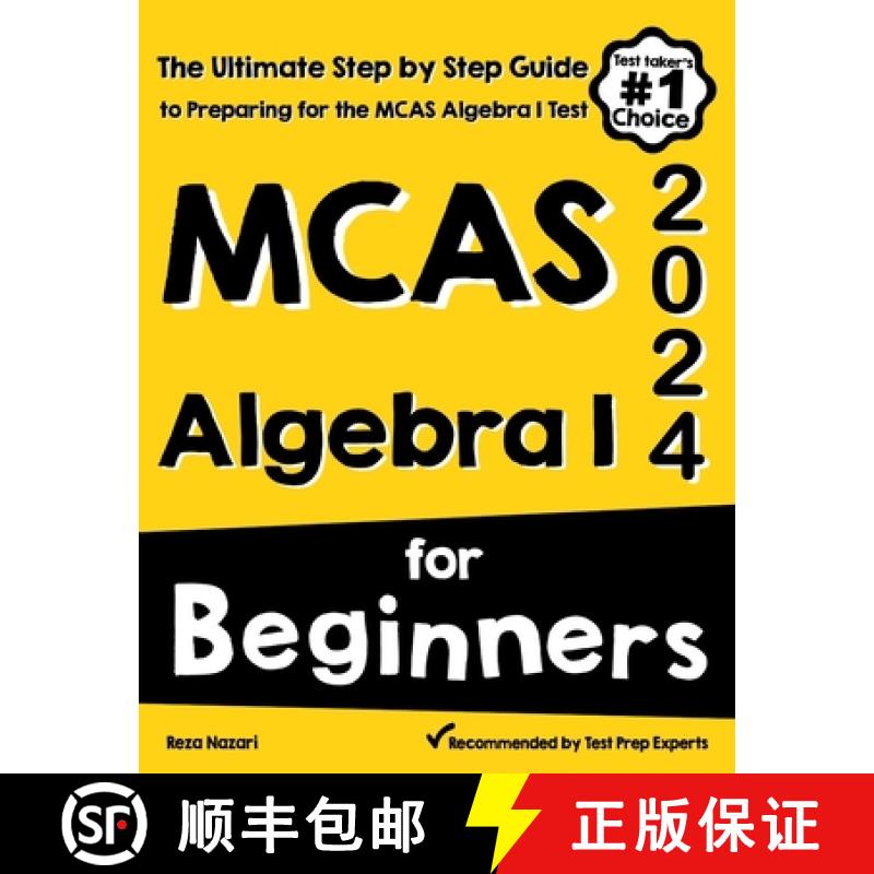 【2-3周达】MCAS Algebra I for Beginners: The Ultimate Step by Step Guide to Acing MCAS Algebra I [9781637193358]