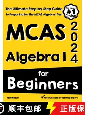 【3-4周达】MCAS Algebra I for Beginners: The Ultimate Step by Step Guide to Acing MCAS Algebra I [9781637193358]