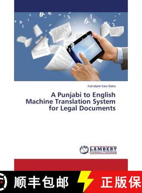 预订 A Punjabi to English Machine Translation System for Legal Documents [9783659506031]