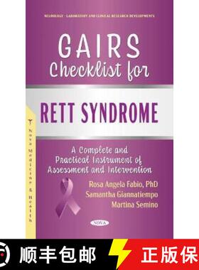 【3-4周达】GAIRs Check-List For Rett Syndrome: A Complete and Practical Instrument of Assessment and ... [9781685073190]