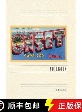 预订 Vintage Lined Notebook Greetings from Onset, Mass. [9798385422333]