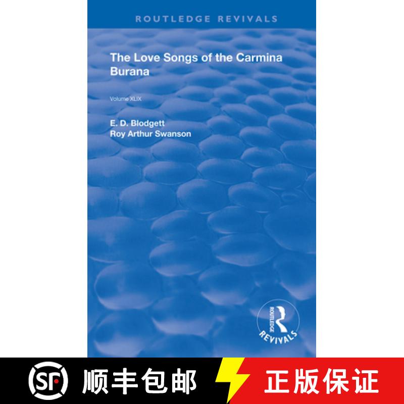 【3-4周达】The Love Songs of the Carmina Burana [9780367149079]