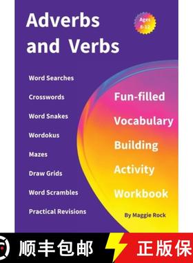 【3-4周达】Adverbs and Verbs: Fun-filled Vocabulary Building Activity Workbook for Children Ages 10 -... [9781915094735]
