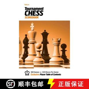 9780985644215 Cover with White Style Graphic 4周达 Tabiya Tournament Chess Orange Scorebook