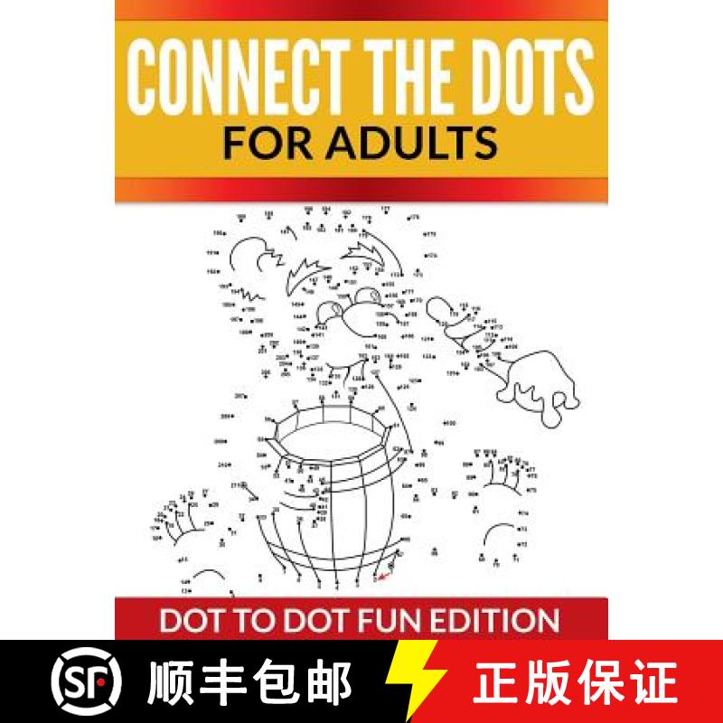 【3-4周达】Connect The Dots For Adults: Dot To Dot Fun Edition [9781681450599]