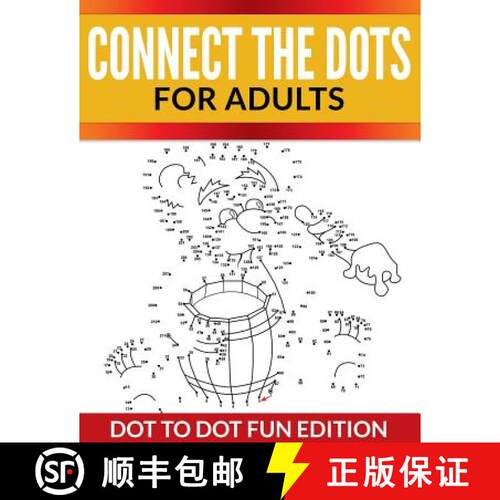 【3-4周达】Connect The Dots For Adults: Dot To Dot Fun Edition [9781681450599]