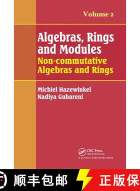 预订 Algebras, Rings and Modules, Volume 2: Non-Commutative Algebras and Rings [9780367782504]