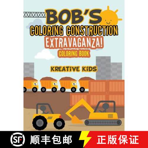 【3-4周达】Bob's Coloring Construction Extravaganza! Coloring Book [9781683773047]