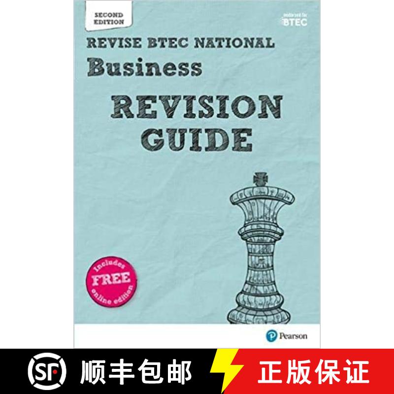 【3-4周达】Pearson REVISE BTEC National Business Revision Guide inc online edition - 2023 and 2024 ex... [9781292230566]