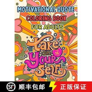 【3-4周达】Motivational Quote Coloring Book For Adults [9781387466429]