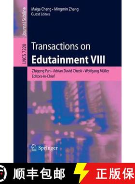 【3-4周达】Transactions on Edutainment VIII [9783642314384]