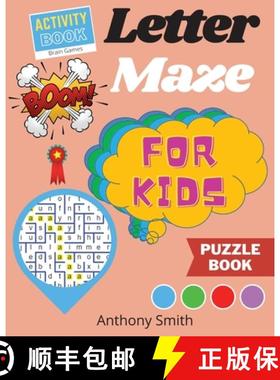 现货 NEW!! Letter Maze For Kids | Find the Alphabet Letter That  lead to the End of the Maze! Activit... [9784045409929]