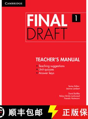 【3-4周达】Final Draft Level 1 Teacher's Manual: - Final Draft Level 1 Teacher's Manual [9781107495388]