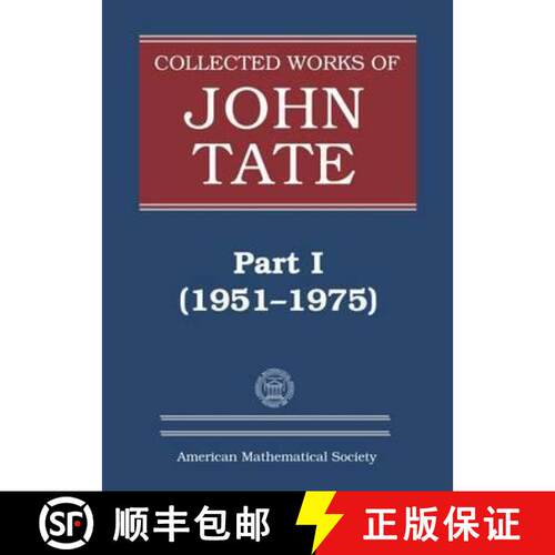【3-4周达】精装 Collected Works of John Tate : Part I (1951-1975) [9780821890929]