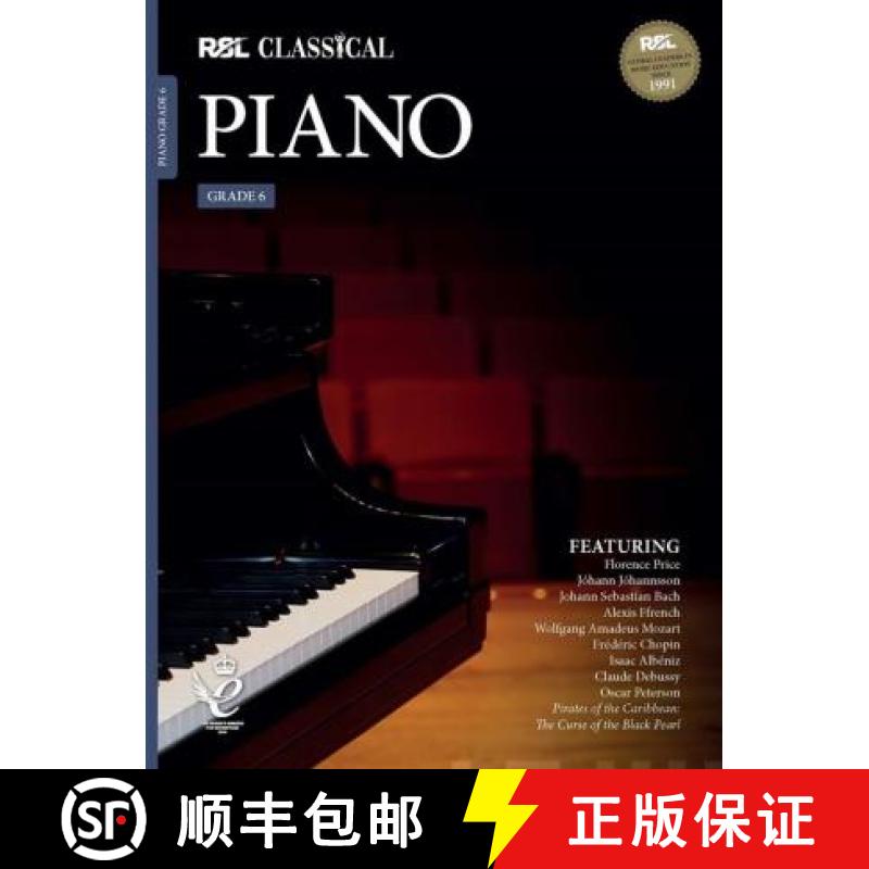 【3-4周达】RSL Classical Piano Grade 6 (2021) [9781789361988]