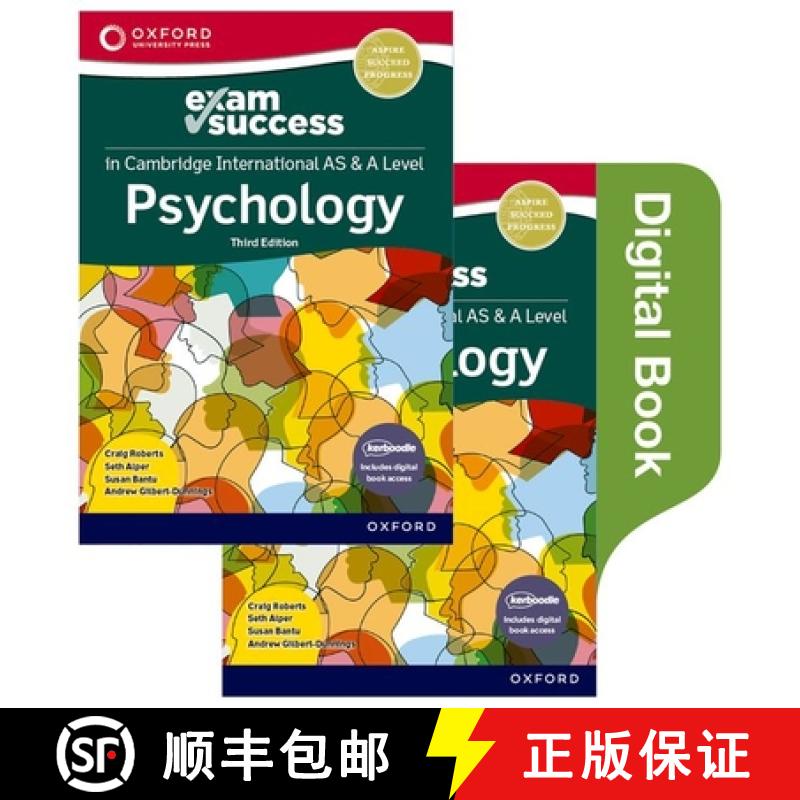 【3-4周达】Cambridge International AS & A Level Psychology: Exam Success Third Edition (Print & Digit... [9781382052733]