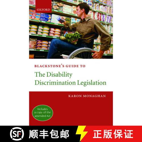 【3-4周达】Blackstone's Guide to the Disability Discrimination Legislation [9780199279197]