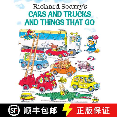 【3-4周达】精装 Richard Scarry's Cars and Trucks and Things That Go [9780307157850]