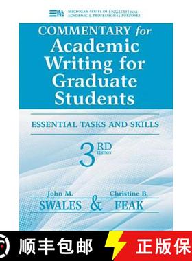 【3-4周达】Commentary for Academic Writing for Graduate Students: Essential Tasks and Skills, Teacher... [9780472035069]