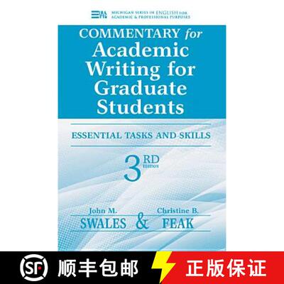 【3-4周达】Commentary for Academic Writing for Graduate Students: Essential Tasks and Skills, Teacher... [9780472035069]
