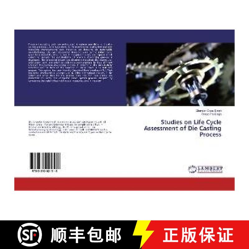 预订 Studies on Life Cycle Assessment of Die Casting Process [9783330021518]