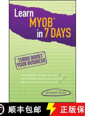 【3-4周达】Learn Myob In 7 Days [Wiley经管] [9780730375920]
