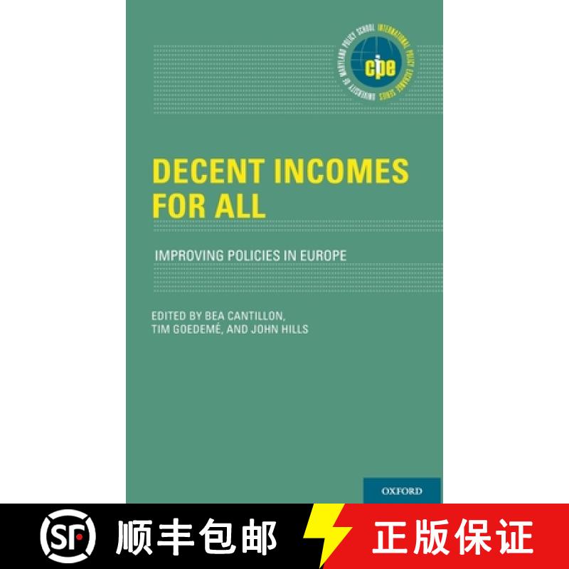 【3-4周达】Decent Incomes for All: Improving Policies in Europe [9780190849696]