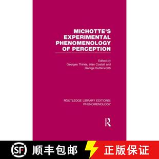 【3-4周达】精装 Michotte's Experimental Phenomenology of Perception [9780415705158]