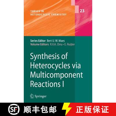 【3-4周达】Synthesis of Heterocycles Via Multicomponent Reactions I [9783642263347]