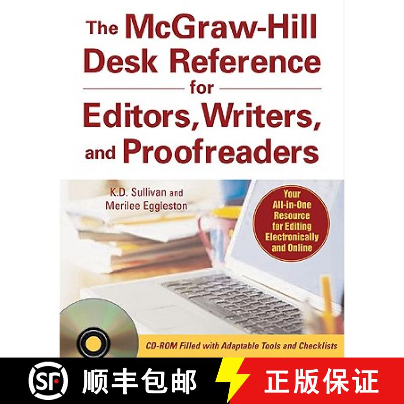 【3-4周达】The McGraw-Hill Desk Reference for Editors, Writers, and Proofreaders(book + CD-Rom) [With... [9780071470001]