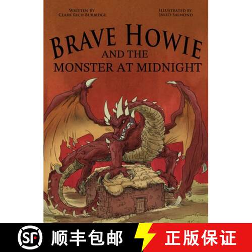 【3-4周达】精装 Brave Howie and the Monster at Midnight [9798218850166]