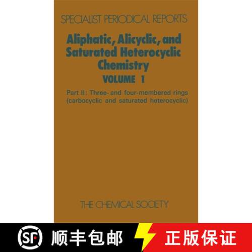 【3-4周达】Aliphatic, Alicyclic and Saturated Heterocyclic Chemistry : Part II [9780851867120]