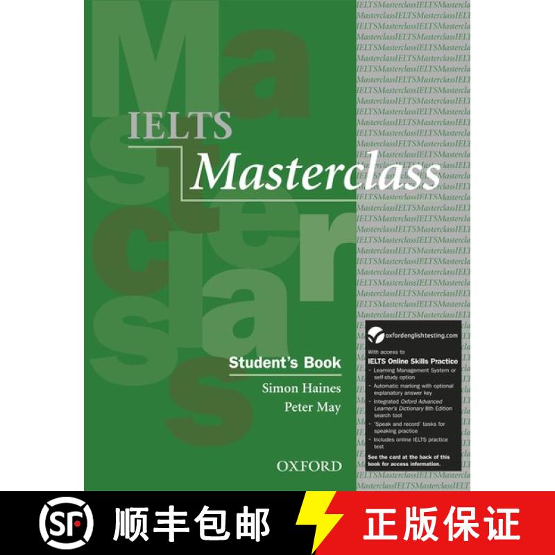 【3-4周达】IELTS Masterclass: Student's Book with Online Skills Practice Pack: Preparation for studen... [9780194705271]图片