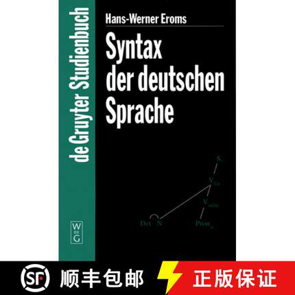 预订 Syntax der Deutschen Sprache [9783110156669]
